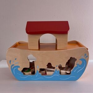 Classic World Toys Wooden Noah's Ark Shape Sorter Toy